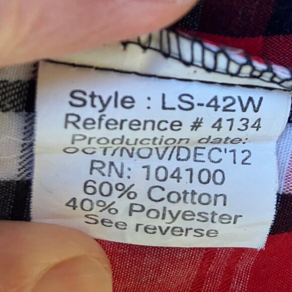 Gioberti Size 6 Western Shirt made in Italy - Picture 5 of 15